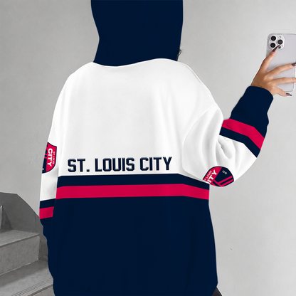 [FAN EXCLUSIVE] NEW CUSTOMIZED MLS29 SLC ST. LOUIS CITY SC ZIP HOODIE