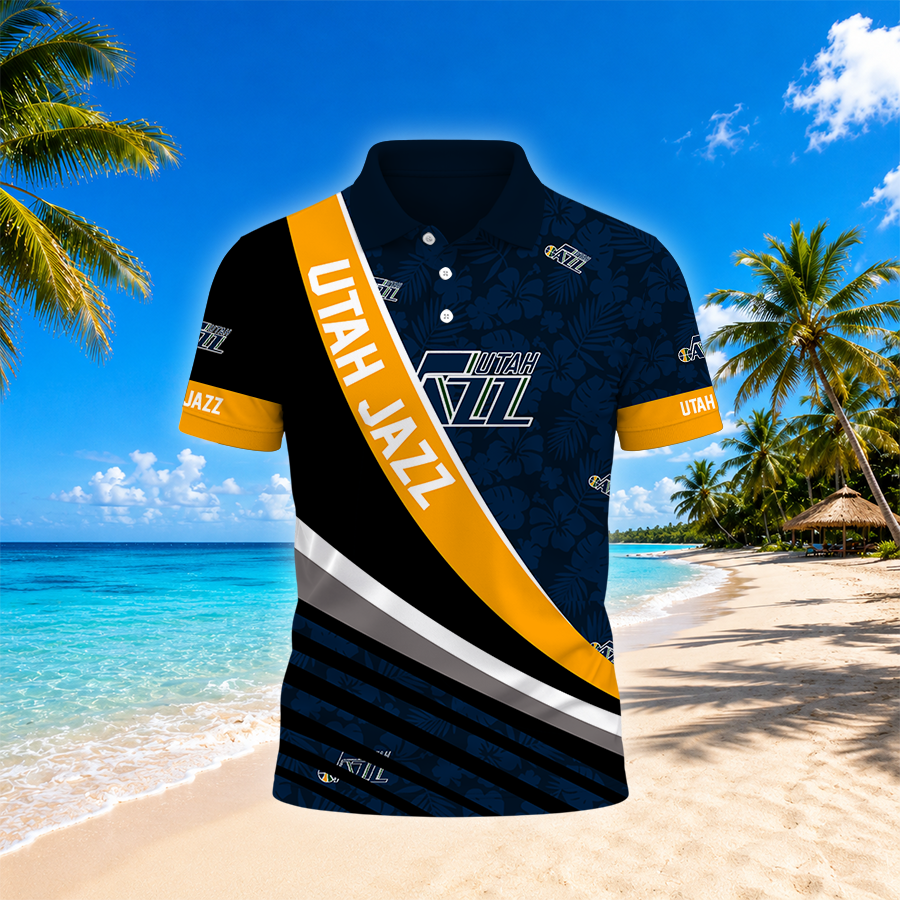 [HOT DEAL] NEW CUSTOMIZED NBA29 UJZ UTAH JAZZ POLO SHIRT