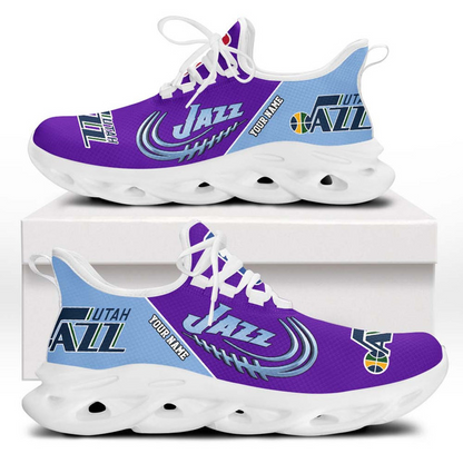 LIMITED EDITION - NEW CUSTOMIZED NBA29 UJZ UTAH JAZZ PREMIUM CLUNKY SNEAKERS