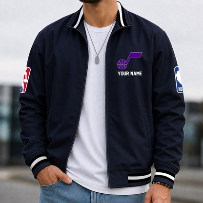 [HOT DEAL] NEW CUSTOMIZED NBA29 UJZ UTAH JAZZ MULTICOLOR MEN'S CASUAL JACKET