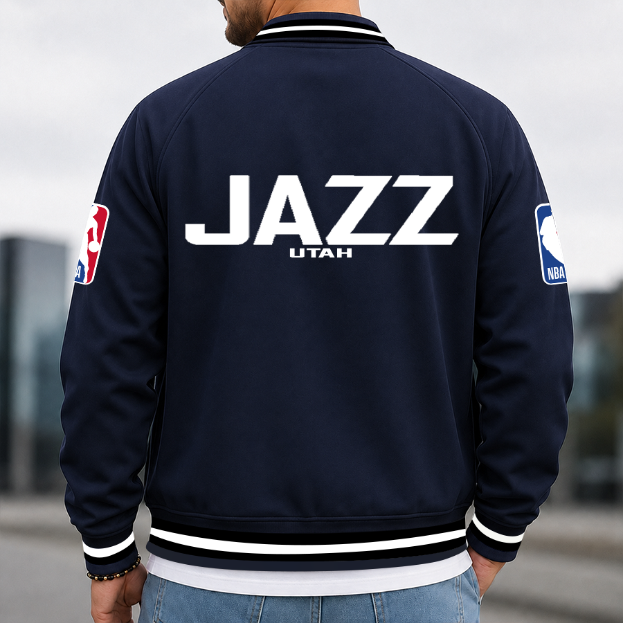 [HOT DEAL] NEW CUSTOMIZED NBA29 UJZ UTAH JAZZ MULTICOLOR MEN'S CASUAL JACKET