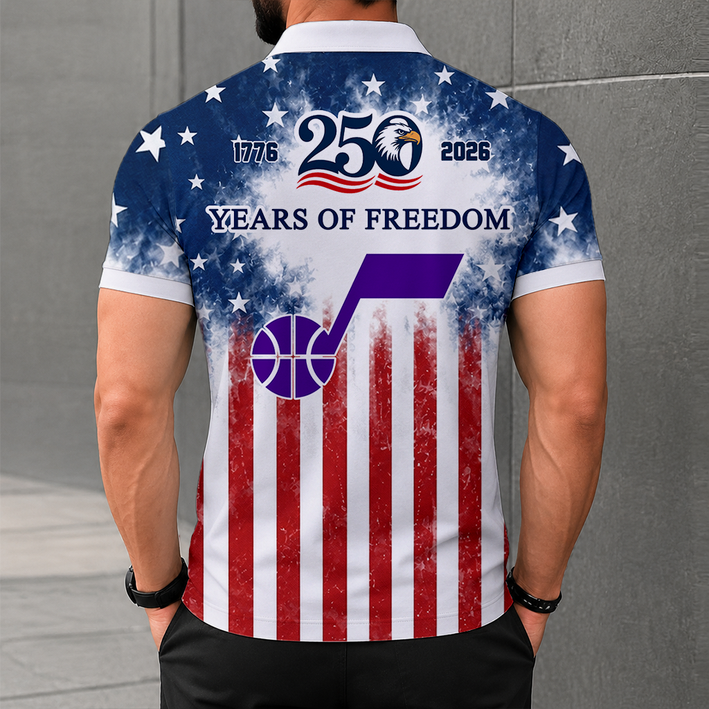 LIMITED EDITION - NEW CUSTOMIZED NBA29 UJZ UTAH JAZZ POLO SHIRT, ZIP POLO SHIRT & T-SHIRTS