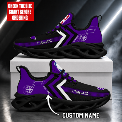 FINAL SALE - NEW CUSTOMIZED NBA29 UJZ UTAH JAZZ MAX SOUL SHOES
