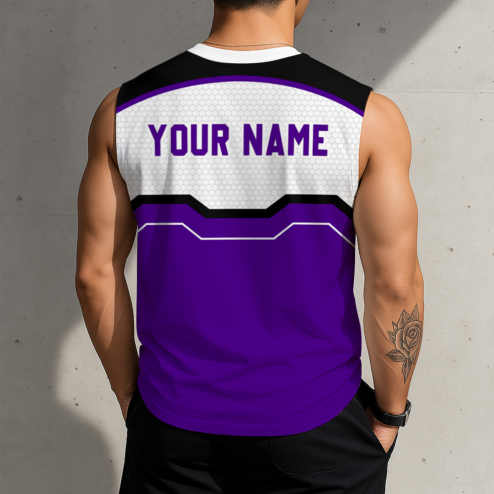 LIMITED EDITION - NEW CUSTOMIZED NBA29 UJZ UTAH JAZZ MEN'S TANK TOP