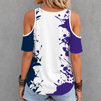 [HOT DEAL] NEW CUSTOMIZED NBA29 UJZ UTAH JAZZ CRISS CROSS V-NECK TOP