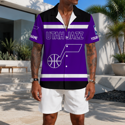 EXCLUSIVE EDITION - NEW CUSTOMIZED NBA29 UJZ UTAH JAZZ UNISEX HAWAIIAN SHIRT