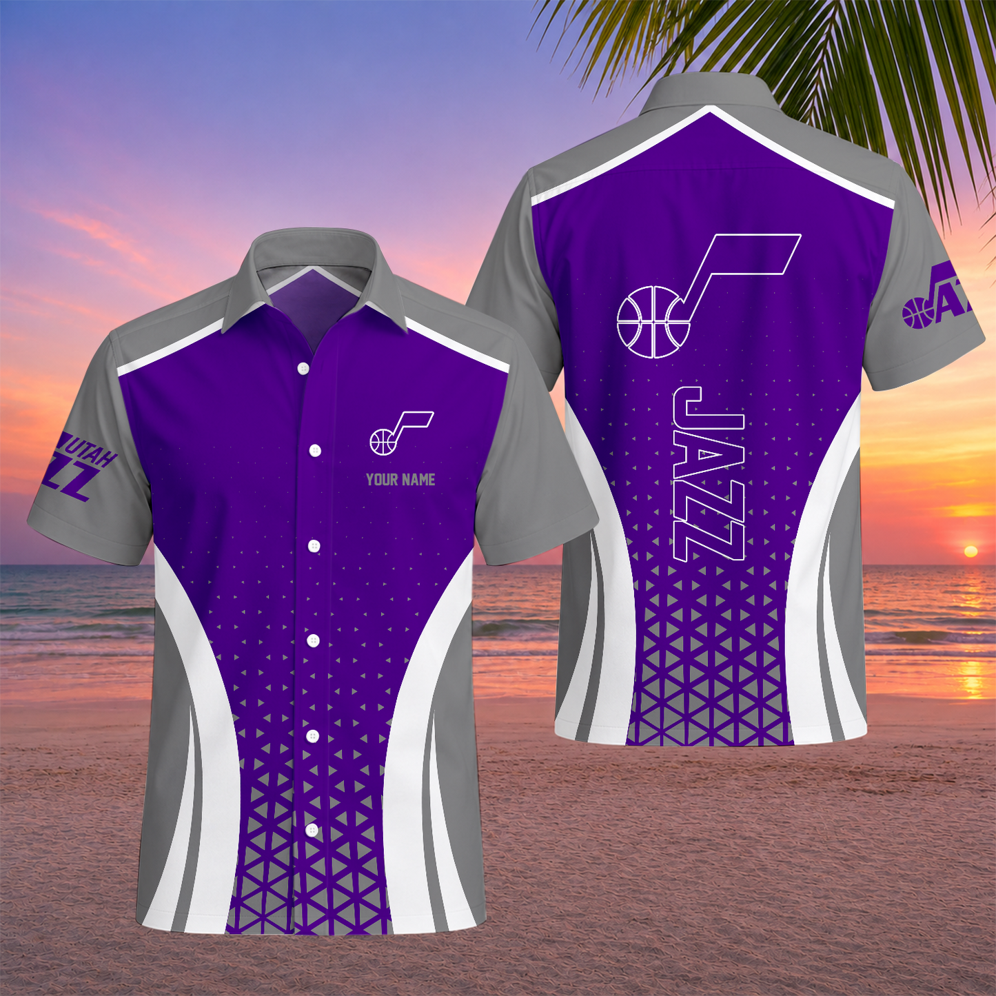 LIMITED EDITION - NEW CUSTOMIZED NBA29 UJZ UTAH JAZZ UNISEX HAWAIIAN SHIRT