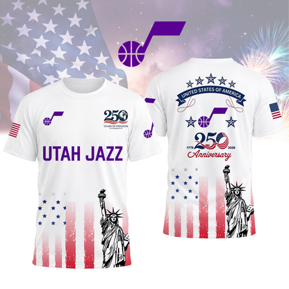 LIMITED EDITION - NEW CUSTOMIZED NBA29 UJZ UTAH JAZZ T-SHIRT, POLO SHIRT, ZIP POLO SHIRT, SWEATSHIRT, HOODIE & ZIP HOODIE