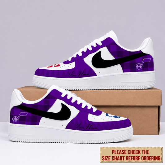 EXCLUSIVE EDITION - NEW CUSTOMIZED NBA29 UJZ UTAH JAZZ AF1 SNEAKERS