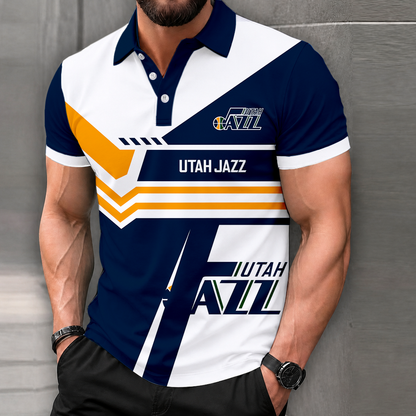 LIMITED EDITION - NEW CUSTOMIZED NBA29 UJZ UTAH JAZZ POLO SHIRT, ZIP POLO SHIRT & T-SHIRTS