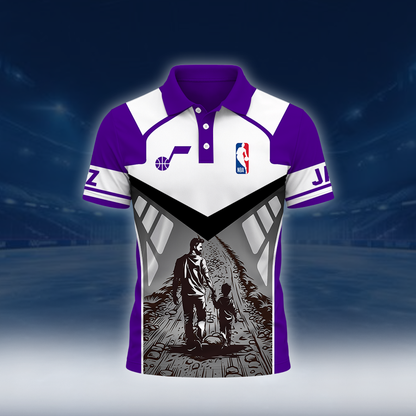 LIMITED EDITION - NEW CUSTOMIZED NBA29 UJZ UTAH JAZZ POLO SHIRT