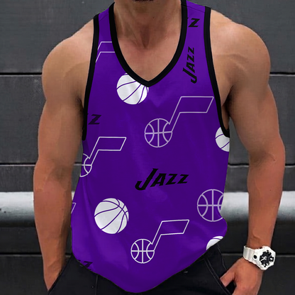 LIMITED EDITION - NEW CUSTOMIZED NBA29 UJZ UTAH JAZZ UNISEX TANK TOP