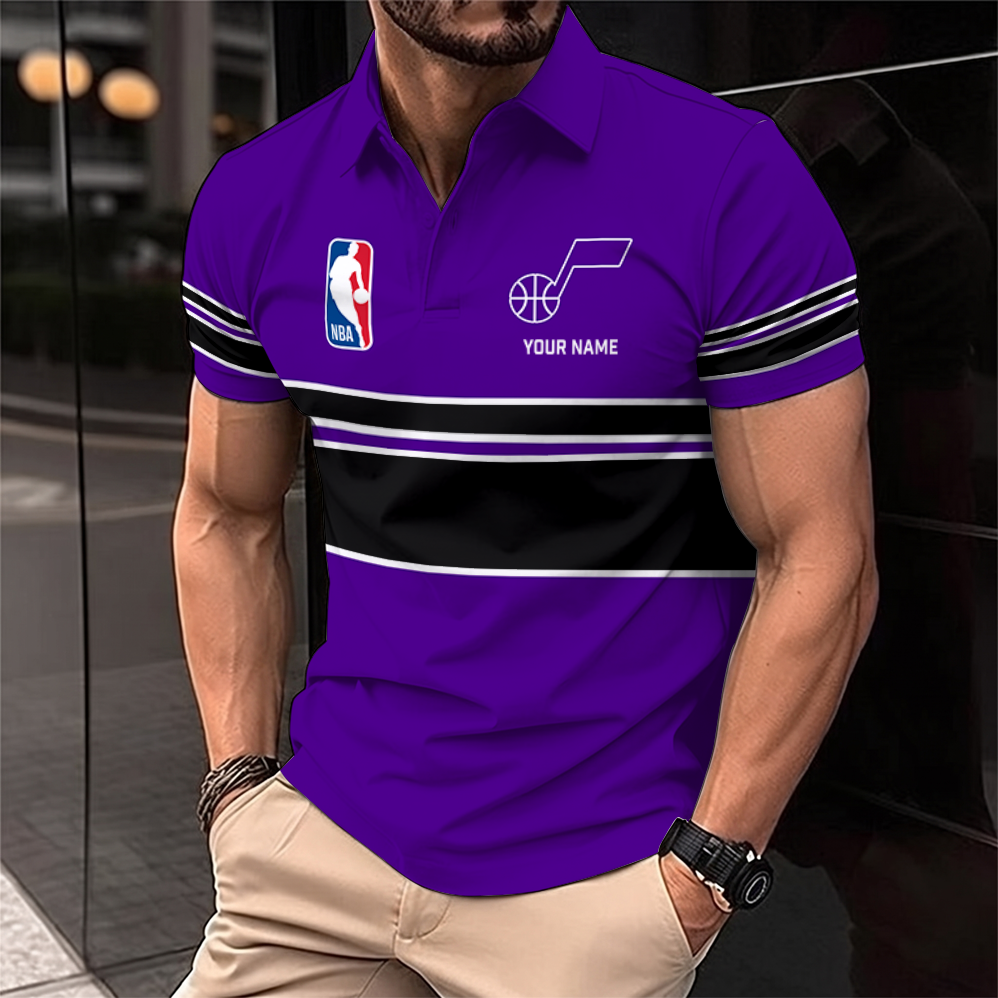 [HOT DEAL] NEW CUSTOMIZED NBA29 UJZ UTAH JAZZ POLO SHIRT