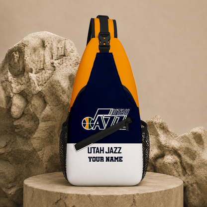 LIMITED EDITION - NEW CUSTOMIZED NBA29 UJZ UTAH JAZZ SLING BAG