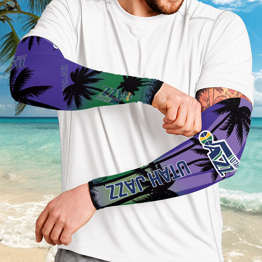 [HOT DEAL] NEW CUSTOMIZED NBA29 UJZ UTAH JAZZ SUN ARM SLEEVES
