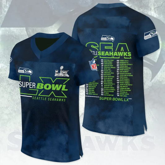LIMITED EDITION - NEW CUSTOMIZED NFL06 SSH SEATTLE SEAHAWKS FOOTBALL JERSEY