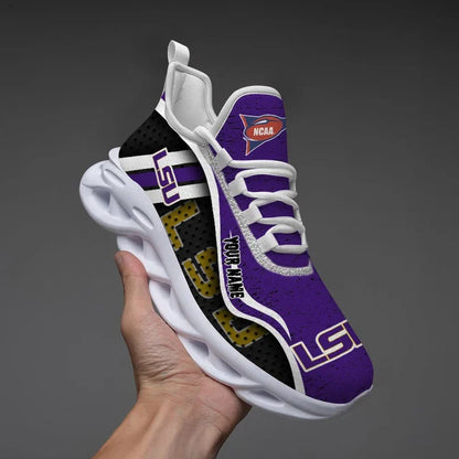 EXCLUSIVE EDITION - NEW CUSTOMIZED NCAA FBS29 LST LSU TIGERS CLUNKY SNEAKERS
