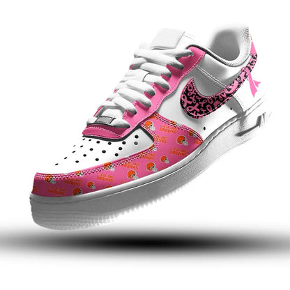 VIRAL EDITION - NEW CUSTOMIZED NFL29 CLB CLEVELAND BROWNS AF1 SNEAKERS