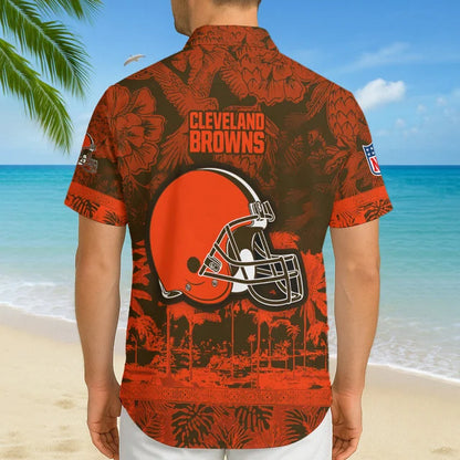 LIMITED EDITION - NEW CUSTOMIZED NFL29 CLB CLEVELAND BROWNS UNISEX HAWAIIAN SHIRT