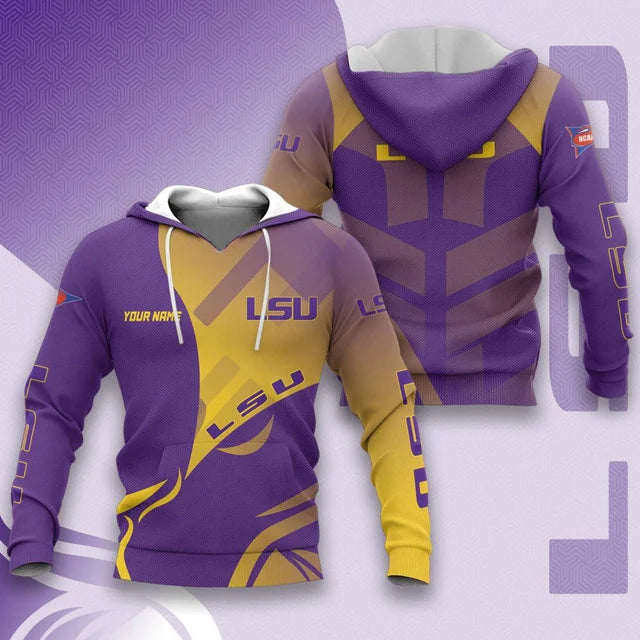MEGA SALE - NEW CUSTOMIZED NCAA FBS29 LST LSU TIGERS HOODIE, T-SHIRTS, ZIP HOODIE, SWEATSHIRTS & POLO SHIRT