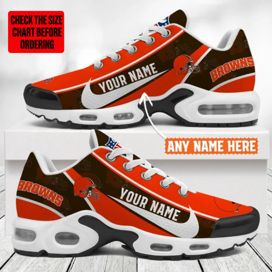 [SPECIAL OFFER] NEW CUSTOMIZED NFL29 CLB CLEVELAND BROWNS AIR MAX PLUS SNEAKERS