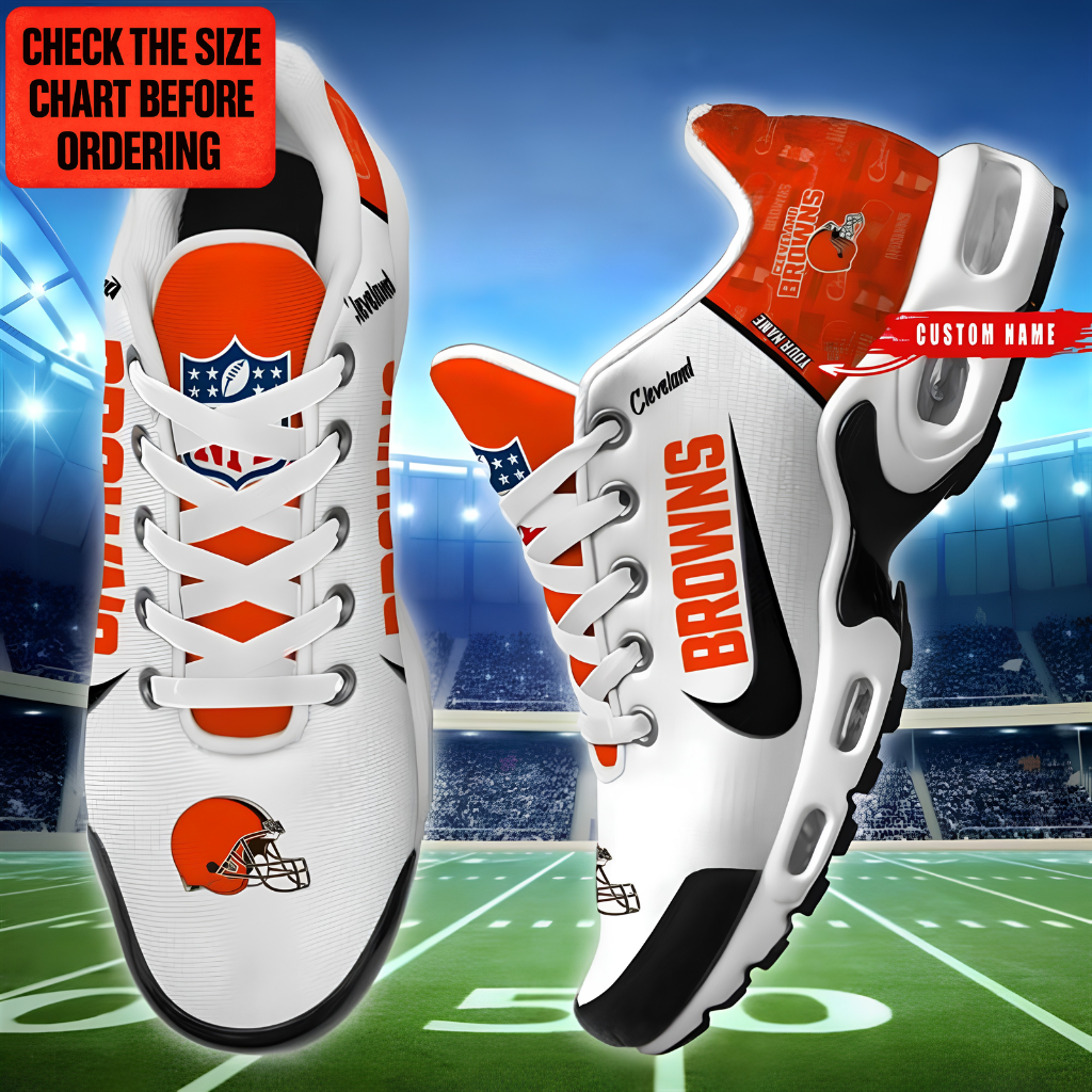 [SPECIAL OFFER] NEW CUSTOMIZED NFL29 CLB CLEVELAND BROWNS AIR MAX PLUS SNEAKERS