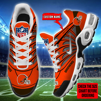 [SPECIAL OFFER] NEW CUSTOMIZED NFL29 CLB CLEVELAND BROWNS AIR MAX PLUS SNEAKERS