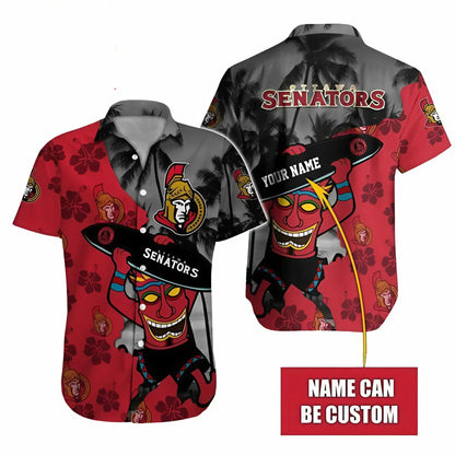 LIMITED EDITION - NEW CUSTOMIZED NHL29 OSN OTTAWA SENATORS UNISEX HAWAIIAN SHIRT