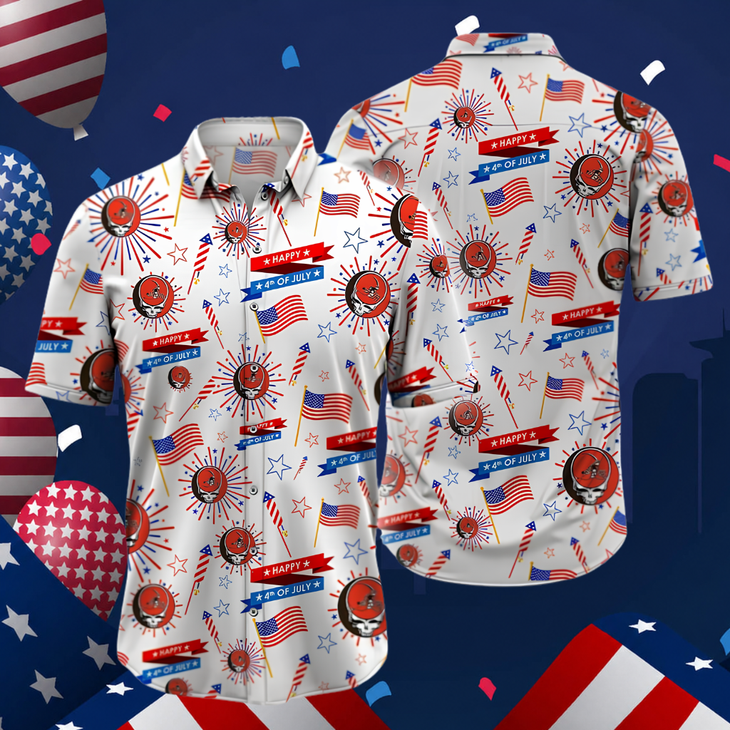 LIMITED EDITION - NEW CUSTOMIZED NFL29 CLB CLEVELAND BROWNS PATRIOTIC 250 USA HAWAIIAN SHIRT