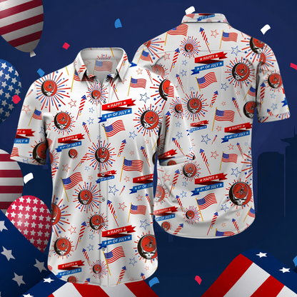 LIMITED EDITION - NEW CUSTOMIZED NFL29 CLB CLEVELAND BROWNS PATRIOTIC 250 USA HAWAIIAN SHIRT