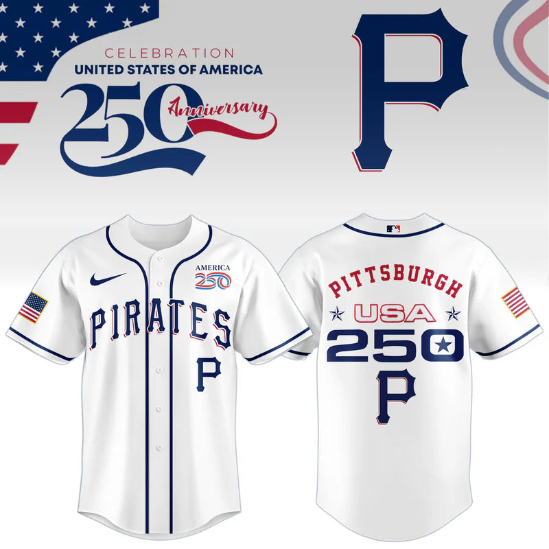 LIMITED EDITION - NEW CUSTOMIZED MLB29 PHP PITTSBURGH PIRATES BASEBALL JERSEY