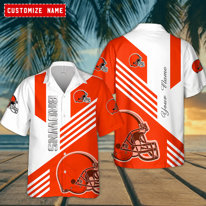 [SPECIAL OFFER] NEW CUSTOMIZED NFL29 CLB CLEVELAND BROWNS UNISEX HAWAIIAN SHIRT