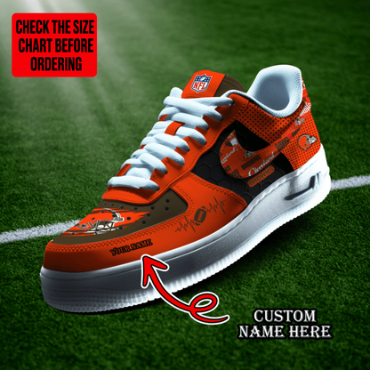 [SPECIAL OFFER] NEW CUSTOMIZED NFL29 CLB CLEVELAND BROWNS AF1 SHOES