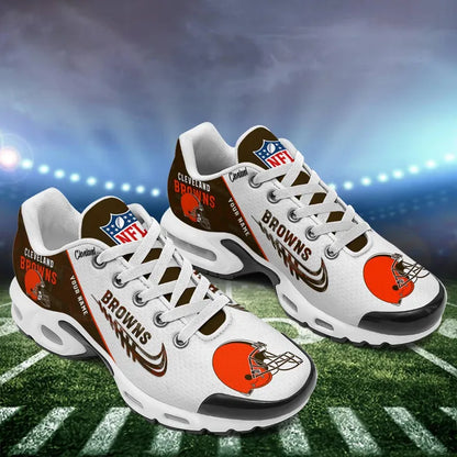 LIMITED EDITION - NEW CUSTOMIZED NFL29 CLB CLEVELAND BROWNS AIR MAX PLUS SNEAKERS