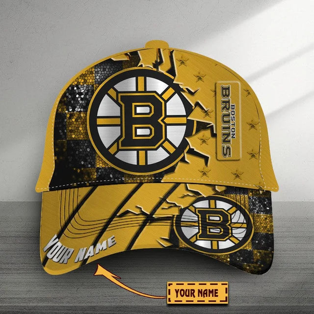 VIRAL EDITON - NEW CUSTOMIZED NHL02 BTB BOSTON BRUINS CLASSIC CAP