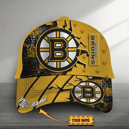 VIRAL EDITON - NEW CUSTOMIZED NHL02 BTB BOSTON BRUINS CLASSIC CAP