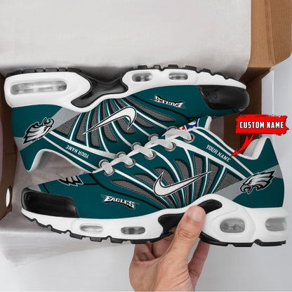 [SPECIAL OFFER] NEW CUSTOMIZED NFL02 PPE PHILADELPHIA EAGLES AIR MAX PLUS SNEAKERS