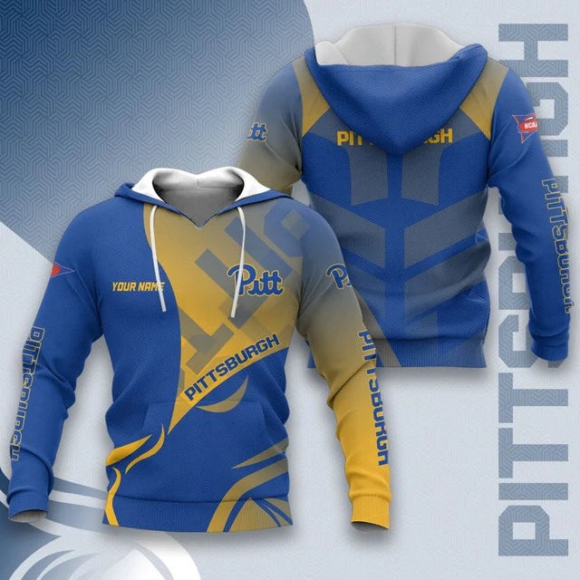 MEGA SALE - NEW CUSTOMIZED NCAA FBS02 PIP PITTSBURGH PANTHERS HOODIE, T-SHIRTS, ZIP HOODIE, SWEATSHIRTS & POLO SHIRT