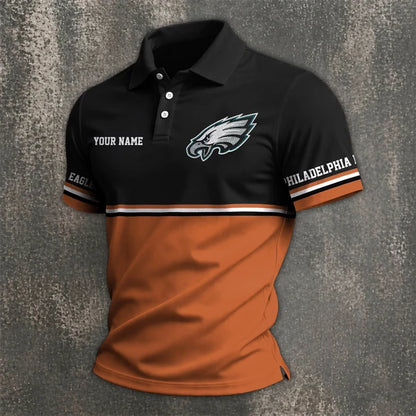 [SPECIAL OFFER] NEW CUSTOMIZED NFL02 PPE PHILADELPHIA EAGLES POLO SHIRT