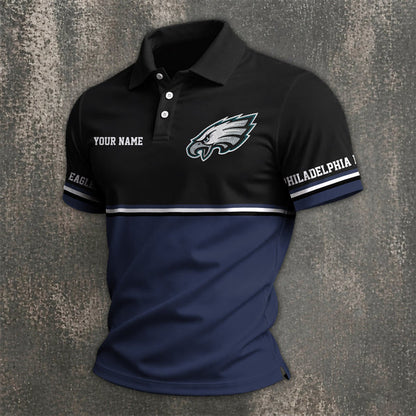 [SPECIAL OFFER] NEW CUSTOMIZED NFL02 PPE PHILADELPHIA EAGLES POLO SHIRT
