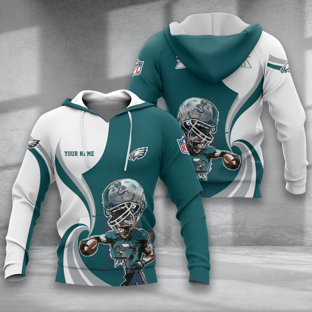 LIMITED EDITION - NEW CUSTOMIZED NFL02 PPE PHILADELPHIA EAGLES T-SHIRT, POLO SHIRT, ZIP POLO SHIRT, SWEATSHIRT, HOODIE & ZIP HOODIE