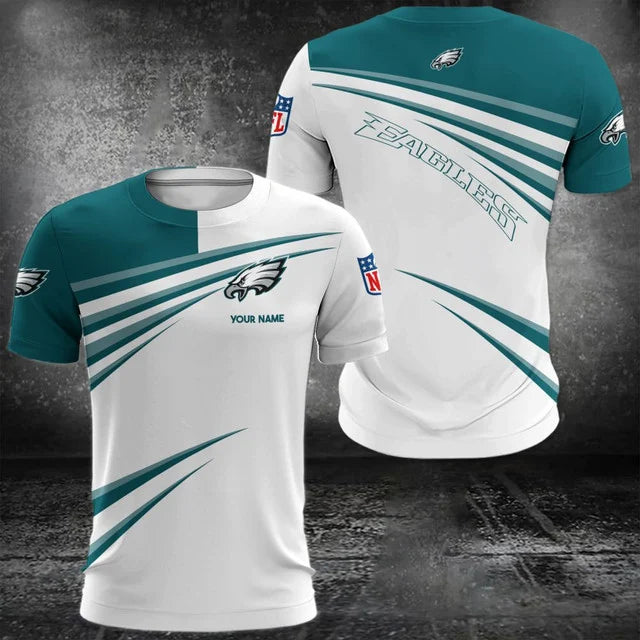 VIRAL EDITION - NEW CUSTOMIZED NFL02 PPE PHILADELPHIA EAGLES POLO, T-SHIRT & SHORT PANTS SET