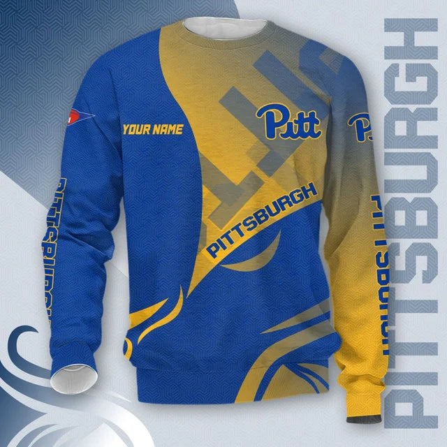 MEGA SALE - NEW CUSTOMIZED NCAA FBS02 PIP PITTSBURGH PANTHERS HOODIE, T-SHIRTS, ZIP HOODIE, SWEATSHIRTS & POLO SHIRT