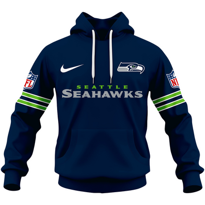 LIMITED EDITION - NEW CUSTOMIZED NFL06 SSH SEATTLE SEAHAWKS T-SHIRT, HOODIE, ZIP HOODIE