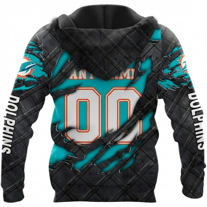 LIMITED EDITION - NEW CUSTOMIZED NFL19 MDP MIAMI DOLPHINS UNISEX T-SHIRT, POLO, HOODIE & JACKETS