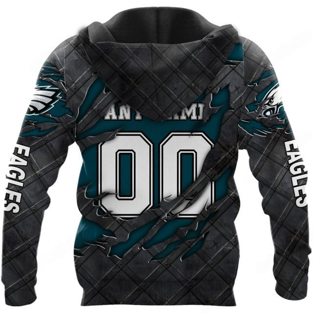 LIMITED EDITION - NEW CUSTOMIZED NFL02 PPE PHILADELPHIA EAGLES UNISEX T-SHIRT, POLO, HOODIE & JACKETS
