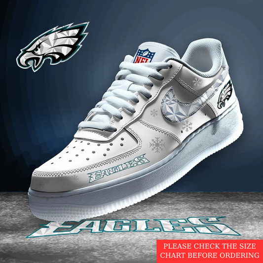 LIMITED EDITION - NEW CUSTOMIZED NFL02 PPE PHILADELPHIA EAGLES AF1 SHOES