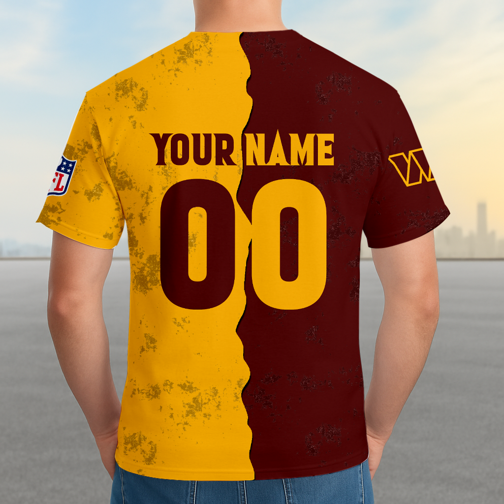 LIMITED EDITION - NEW CUSTOMIZED NFL12 WTC WASHINGTON COMMANDERS UNISEX T-SHIRT, POLO, HOODIE & JACKETS