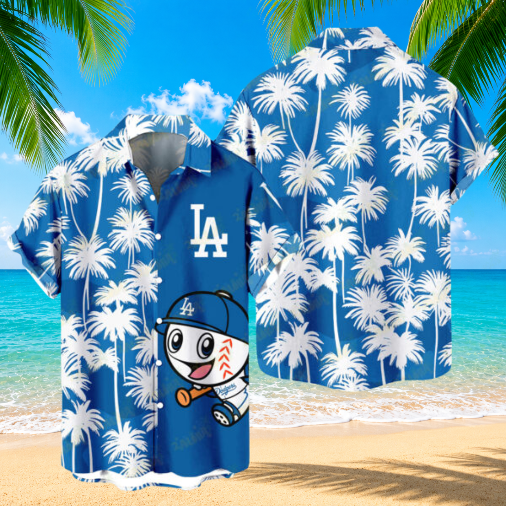 LIMITED EDITION - NEW CUSTOMIZED MLB02 LAD LOS ANGELES DODGERS UNISEX HAWAIIAN SHIRT