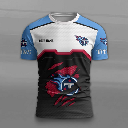 LIMITED EDITION - NEW CUSTOMIZED NFL31 TST TENNESSEE TITANS UNISEX T-SHIRT, POLO, HOODIE & JACKETS